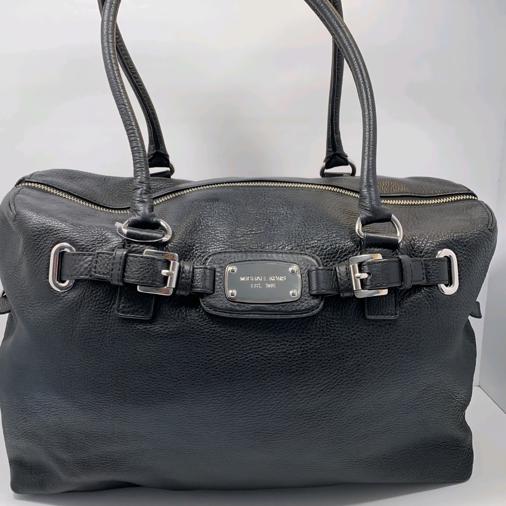 Michael Kors Black Leather Handbag - Picture 12 of 14